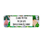 クリスマスツリー！ ラベル (正面)