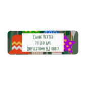 クリスマスツリー ラベル (正面)