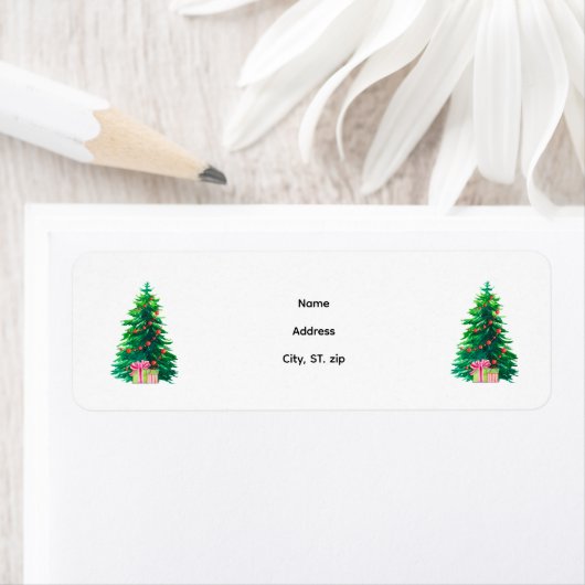 クリスマスツリー ラベル (インサイチュ)