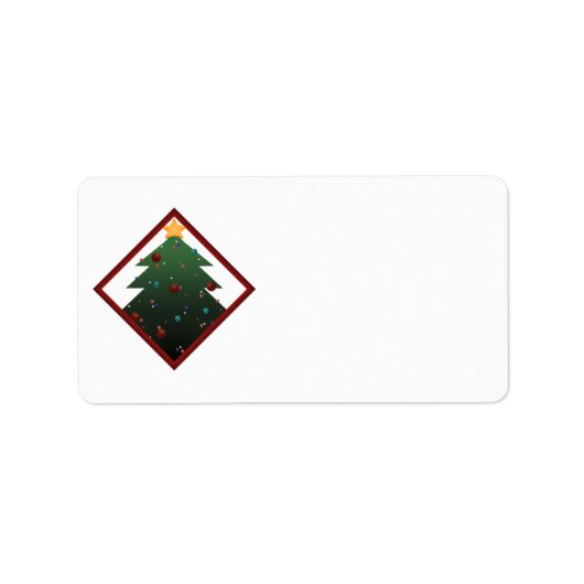 クリスマスツリー ラベル (正面)