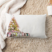 クリスマスツリー ランバークッション (ブランケット)