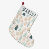 クリスマスツリー ラージクリスマスストッキング (正面 (吊り時))