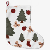 クリスマスツリー ラージクリスマスストッキング (正面)