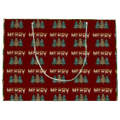 クリスマスツリー ラージペーパーバッグ (裏面)