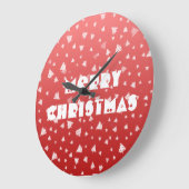 クリスマスツリー ラージ壁時計 (傾斜)