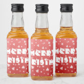 クリスマスツリー リキュールボトルラベル (ボトル)