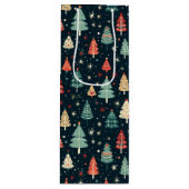 クリスマスツリー ワインギフトバッグ (正面)