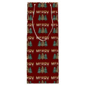 クリスマスツリー ワインギフトバッグ (裏面)