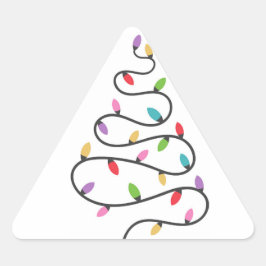 クリスマスツリー 三角形シール