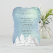 クリスマスツリー、企業のクリスマスパーティー 招待状 (スタンド正面)