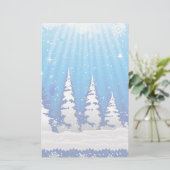 クリスマスツリー 便箋 (スタンド正面)
