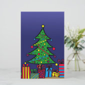 クリスマスツリー 便箋 (スタンド正面)