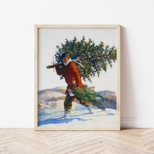 クリスマスツリー   北西暦 ポスター