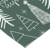 クリスマスツリー – 常緑樹 – 松の緑 ショートテーブルランナー (コーナー)