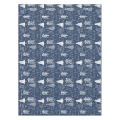 クリスマスツリー – 常緑樹 – 松の青 テーブルクロス (正面)