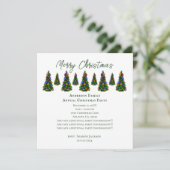 クリスマスツリー 招待状 (スタンド正面)
