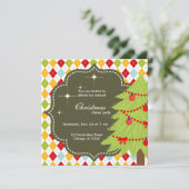 クリスマスツリー 招待状 (スタンド正面)