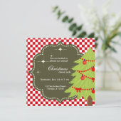 クリスマスツリー 招待状 (スタンド正面)