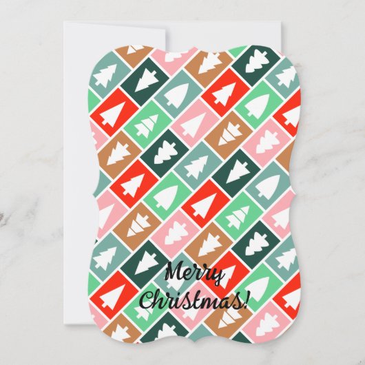 クリスマスツリー 招待状 (正面)