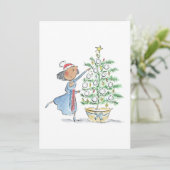 クリスマスツリー 招待状 (スタンド正面)