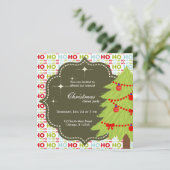 クリスマスツリー 招待状 (スタンド正面)