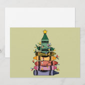 クリスマスツリー 教師 生活 贈り物 指導 シーズンカード (正面/裏面)