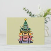 クリスマスツリー 教師 生活 贈り物 指導 シーズンカード (スタンド正面)