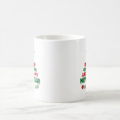 クリスマスツリー，新年，言葉，星，贈り物 コーヒーマグカップ (中央)