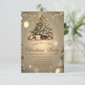 クリスマスツリー,松のコーン星クリスマスカンパニー 招待状 (スタンド正面)