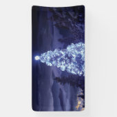 クリスマスツリー 横断幕 (縦)