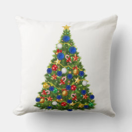 クリスマスツリー – 欧州連合(EU)国旗 | EUユーロ – b クッション