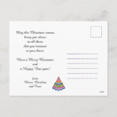 🎄クリスマスツリー – 民俗学スタイル シーズンポストカード (裏面)