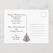 🎄クリスマスツリー – 民俗学[黒]休日 シーズンポストカード (裏面)