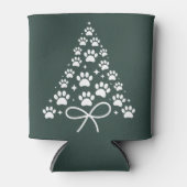 クリスマスツリー 犬好き 飼い主 ギフト クリスマス 缶クーラー (正面)