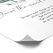 クリスマスツリー – 甘い混乱を推測 ポスター (角)