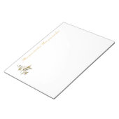 クリスマスツリー（白） 001 ノートパッド (アングル)