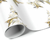 クリスマスツリー（白） 001 ラッピングペーパー (ロールコーナー)