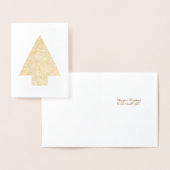 クリスマスツリー 箔カード (ディスプレー)