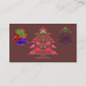 クリスマスツリー-紅葉 名刺 (裏面)