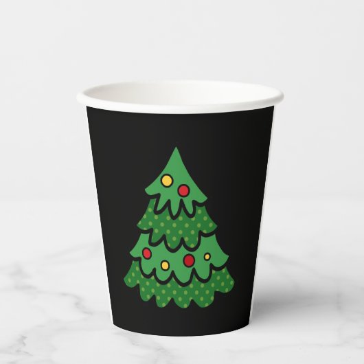 クリスマスツリー 紙コップ (正面)