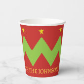 クリスマスツリー 紙コップ (裏面)