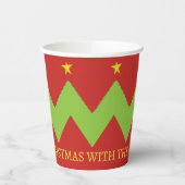 クリスマスツリー 紙コップ (左)