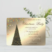 クリスマスツリー、紙吹雪、企業のクリスマスパーティー、 招待状 (スタンド正面)