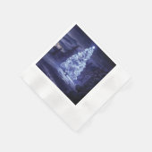 クリスマスツリー 縁ありカクテルナプキン (角)