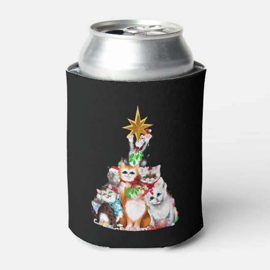 クリスマスツリー 缶クーラー (缶正面)