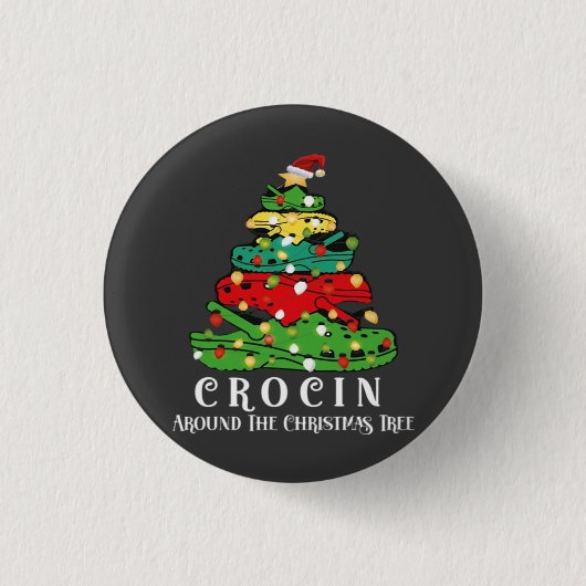 クリスマスツリー 缶バッジ (正面)