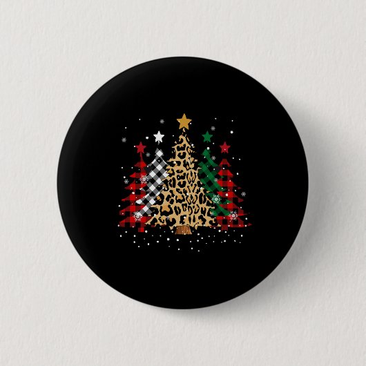 クリスマスツリー 缶バッジ (正面)