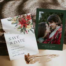 クリスマスツリー 花のSave The Date ご案内