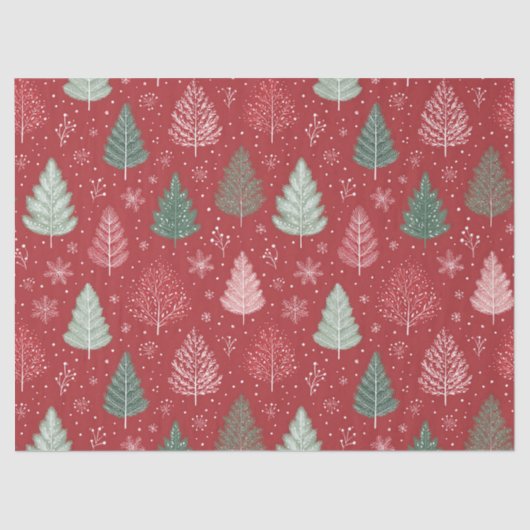 クリスマスツリー 薄葉紙 (正面)