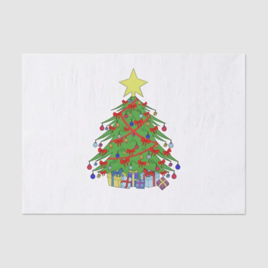 クリスマスツリー 薄葉紙 (正面)